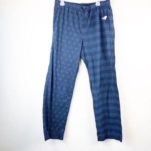 Gap Mens Blue Stripes Pajama Pants Size 35 36 NWT